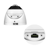 IP камера BCS-P-PEIP1x5FWR2-Ai1, Panoramic, 5MP, 1.68mm, IR LED, SD, Mic, PoE